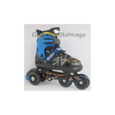 Sepatu Roda BAJAJ Ban KARET / Inline Skate PU Wheels Anak Dan Dewasa