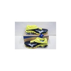 SEPATU VOLI/BADMINTON/RUNNING MIZUNO V1GA160010WAVE LIGHTNING Z2 - BLACK/SILVER/BOLT