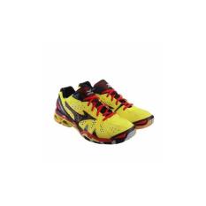 SEPATU VOLI/BADMINTON/RUNNING MIZUNO WAVE TORNADO 9 - BOLT / BLACK / CHINESE RED