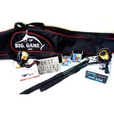 Set Alat Pancing Joran Antena Utecate dan 2 Reel AF & HOWA 200