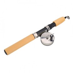 Shanyu Mini Logam Teleskopik Es Casting Kail Pancing Joran dan Reel Pancing Roda Set Kit (65 Cm)-Intl