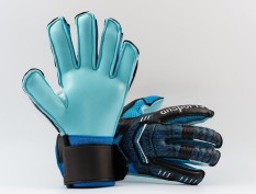 Shinestone Profesional Kiper Sarung Tangan Jari Perlindungan Tebal Lateks Sepak Bola Sepak Bola Kiper Sarung Tangan Goal Keeper Gloves