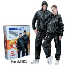 Siken Sauna Suit Black / Baju Sauna Siken Hitam / Baju Sauna Murah