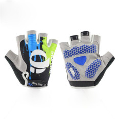 SKTOO MTB Sepeda Sepeda Bersepeda Sarung Tangan Setengah Jari Guantes Ciclismo Bicicleta Sarung Tangan Tersedia Jasa Accessories (biru)
