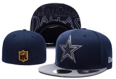 Sneakers Snapback Fashion Dallas Cowboys Football Topi Pria Wanita Sport Topi Unisex NFL Adjustable Bordir Bone (Navy Biru) -Intl