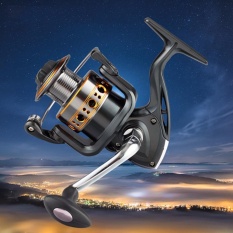 Snowpard Ga3000 Cermin Gray Pintal Reel Pancing Logam Spool12 + 1BB untuk Perikanan Air Tawar Air Tawar 4 # Line 120 Meter- INTL