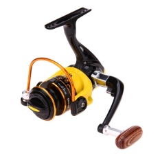 Spinning Reel Aluminium Spool Fishing Reel Fish Tackle Roda (Kuning)-HD1000-Intl