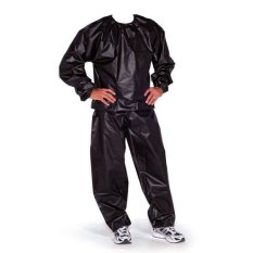 Sport Sauna Suit Baju Sauna Pembakar Lemak - Hitam
