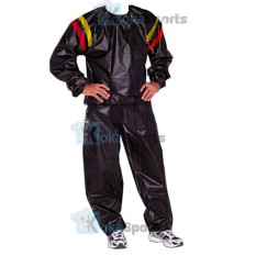 Sport Sauna Suit Baju Sauna Pembakar Lemak - Hitam