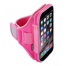 Sporteer Velocity V5 Melarang Lengan untuk iPhone 7, iPhone 7, iphone 6 S dan iPhone 6-Cocok untuk Kasus 143 Mm X 75 Mm X 16 Mm- ukuran Tali Kecil/Medium (S/M) (Merah Muda)-Internasional