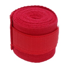 Olahraga Tali Tinju Perban Muay MMA Taekwondo Hand Glove Wrap (Merah)-Intl
