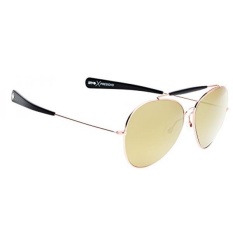 Spy Optic Unisex Presidio Lensa Bahagia Koleksi Kacamata Hitam Emas dengan Hitam/Perunggu, Satu Ukuran Cocok untuk Semua-Intl