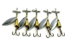 Super Pemintal Sendok Umpan Pancing 5 Buah 12,5g 9,2 Cm Logam Keras Payet Aktif Umpan Pancing Buatan Beranda › Bass Peralatan Memancing