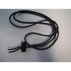 Renang Bungee Goggle Strap 3.22mm Tebal (hitam dengan Putih Tanda Hubung)-Intl