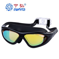 Kacamata Renang. Penuh Warna. Disepuh Asli. Bingkai Besar Tahan Air. Anti Fog Swimming Glasses. Pria/Wanita Model-Intl