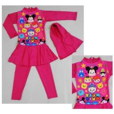 Swimsuit Baju Renang Anak Perempuan Cewek Muslimah Muslim - Miky Girl - 3D6696