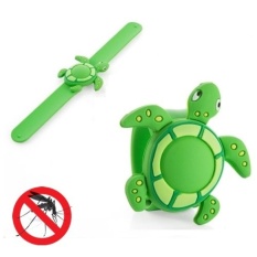 TEEMI SLAP Wrist Band NYAMUK Serangga Gelang Pengusir KidsOutdoor Perlindungan-Penyu Hijau-Intl