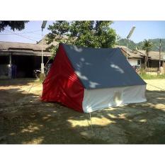 Tenda Pramuka Mini Kapasitas 6 Siswa/4 Dewasa Bahan Dakota
