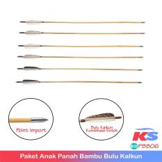TERMURAH SELAZADA!! Paket Bambu Bulu Kalkun Point Import 6pcs - GARANSI - BEST SELLER!!
