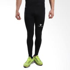 Tiento Baselayer Long Pants Black Silver Celana Ketat Leging Legging Panjang Compression Olahraga Sport Lari Senam Zumba Yoga Running Futsal Sepakbola Renang Diving Voli Sepeda Original