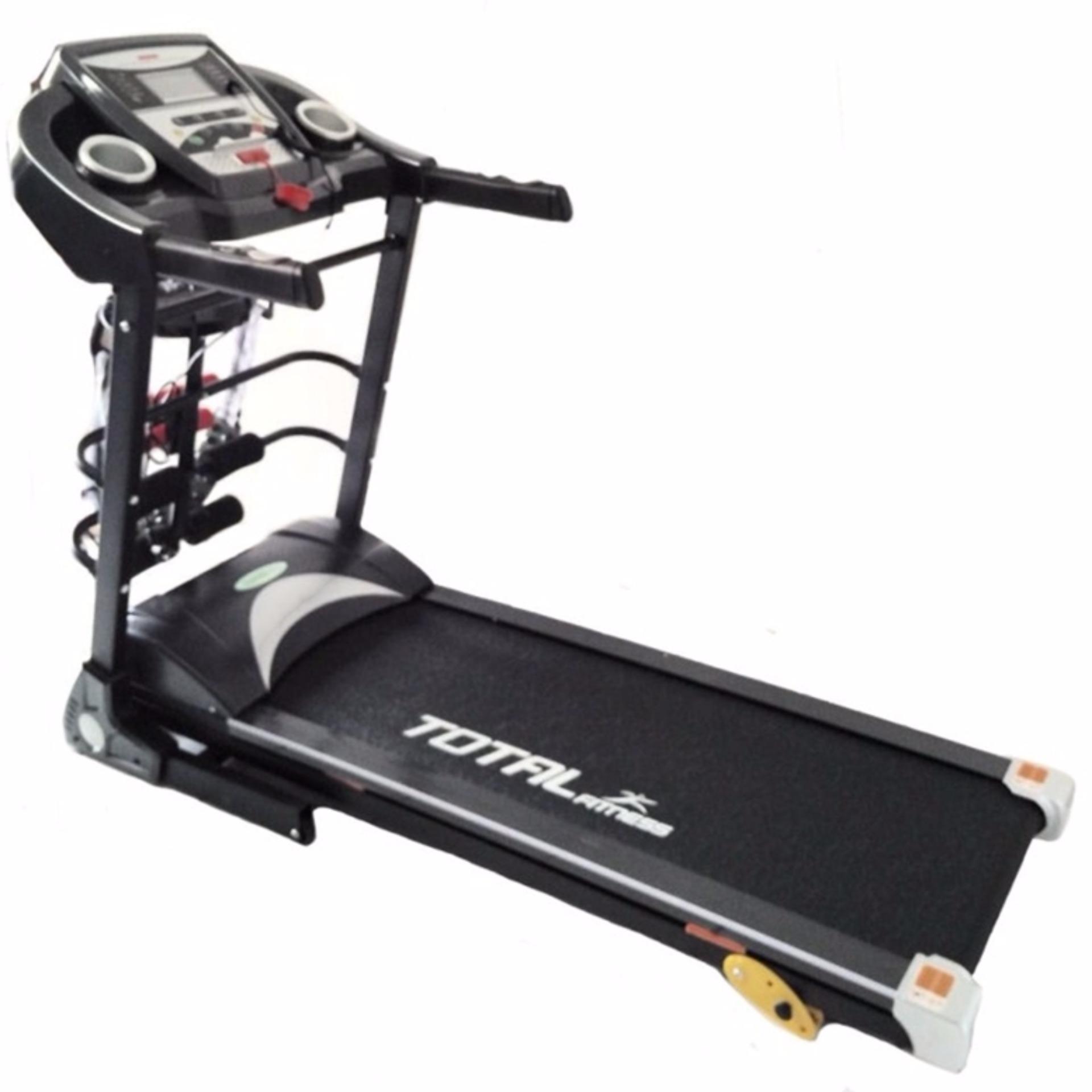 Total Fitnes - Treadmill Elektrik 3 Fungsi TL 8600 Motor 2.0 HP