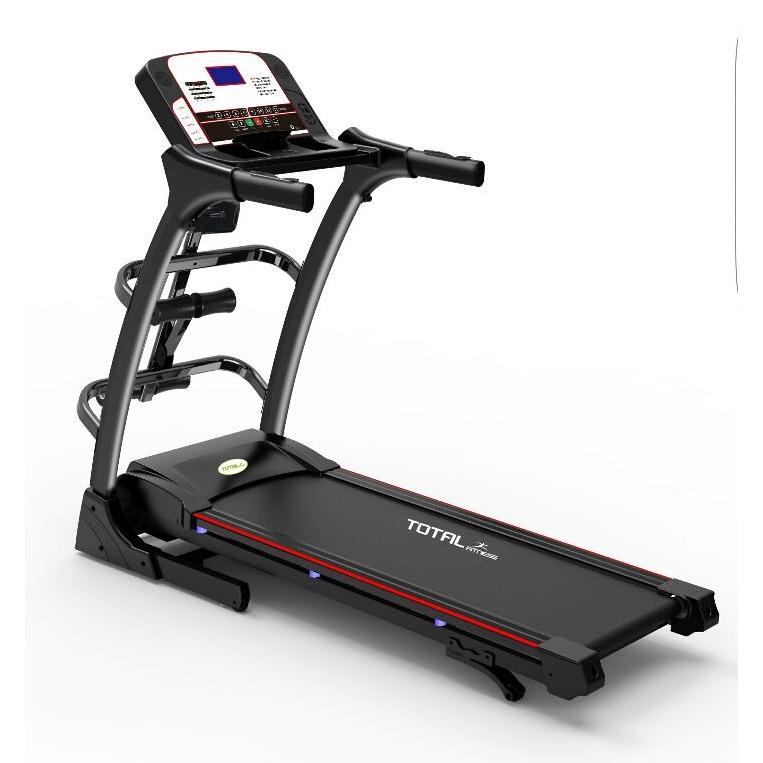 Free Ongkir Se PULAU JAWA Total Fitness- Treadmill Elektrik TL 633- Black- Alat Fitness,Olahraga 