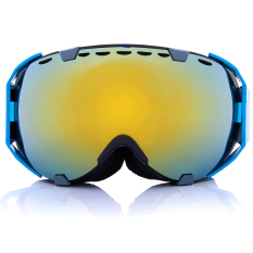 Orang Dewasa Unisex Anti-kabut Sinar UV Lensa Ganda Luar Ruangan Snowboard Kacamata Ski Biru & HITAM