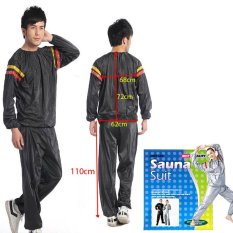 Unistar Sauna suit Unisex Black / Baju Sauna Murah / Setelan Sauna suit
