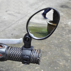 Universal Handlebar Kaca Spion 360 Derajat Memutar Sepeda MTB Bersepeda-Intl