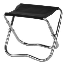 Utral ringan aluminium paduan Mini lipat bangku/kursi pancing - hitam - International