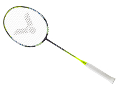 Victor Jetspeed S 12 Raket Bulutangkis (Black/Lime) - unstrung