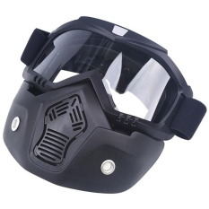Weiyue-Lintas Negara Anti-kabut Helm Sepeda Motor Hidung Goggle Masker Kacamata Kualitas-Intl