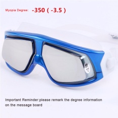 WHALE Swim Goggles dengan Miopia Derajat, Swimming Goggles Anti Fog No Leaking UV Perlindungan Optik Tahan Air Kacamata OPT-6100-Intl