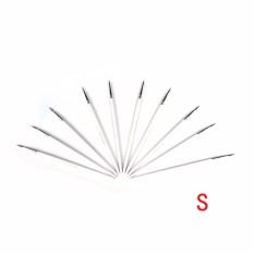 Putih Runcing Dilukis dengan Tangan Tipis Kait Tali Pena Menggambar Pena Seni Cat Kuas Pulpen Point Panjangnya: S: 0.8 Cm-Internasional