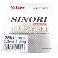 Yakuza Sinori Tournament 25lb Senar Pancing Kuat dan Langsung Tenggelam Hijau