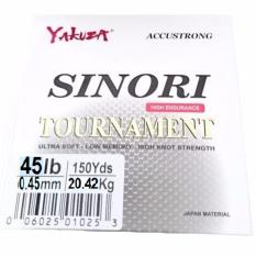 Yakuza Sinori Tournament 45lb Senar Pancing Kuat dan Langsung Tenggelam Hijau