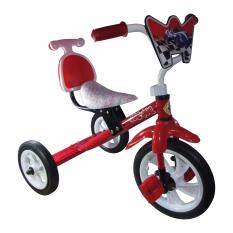 YOEYOE Sepeda Anak Roda Tiga Tricycle Sandaran Merah Kupu-kupu