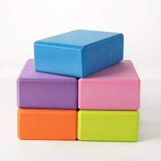 Batu Bata Yoga EVA High-density Yoga Block Perlindungan Lingkungan Produk Fitness Sport Yoga Aksesoris EVA Busa Bata-Ungu -Intl