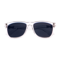 ZUNCLE 26 Tren Bahan Ringan Sunglasses-Transparan Putih + Biru