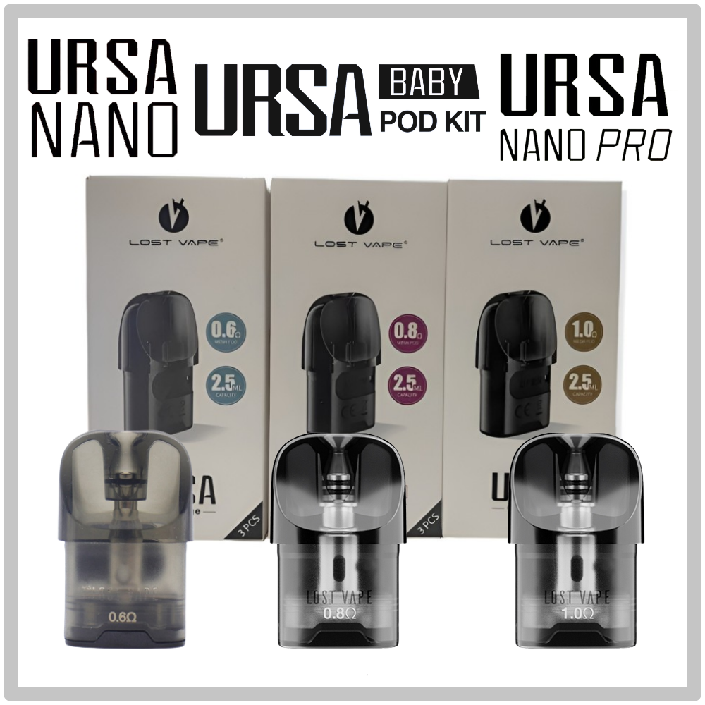 Ursa Cartridge Lost Vape untuk Ursa Nano Pod Ursa Baby Ursa Nano Pro ...