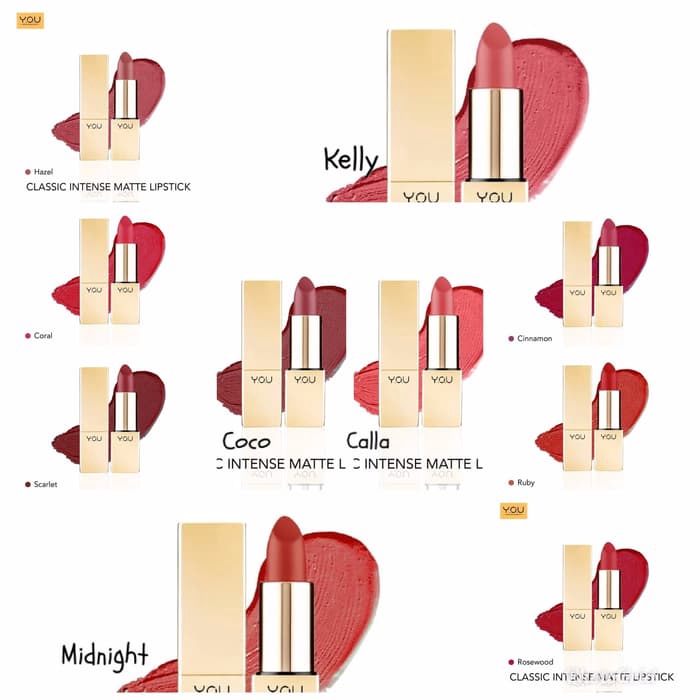 you the gold one classic intense matte lipstick