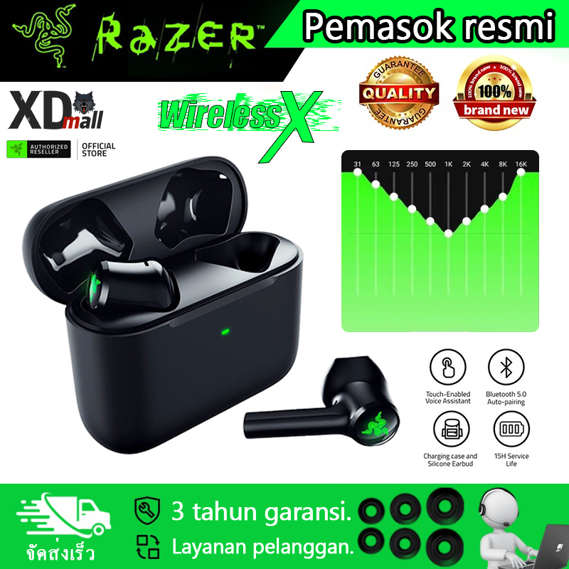 Razer Hammerhead True Wireless Earphones Headset Bluetooth with