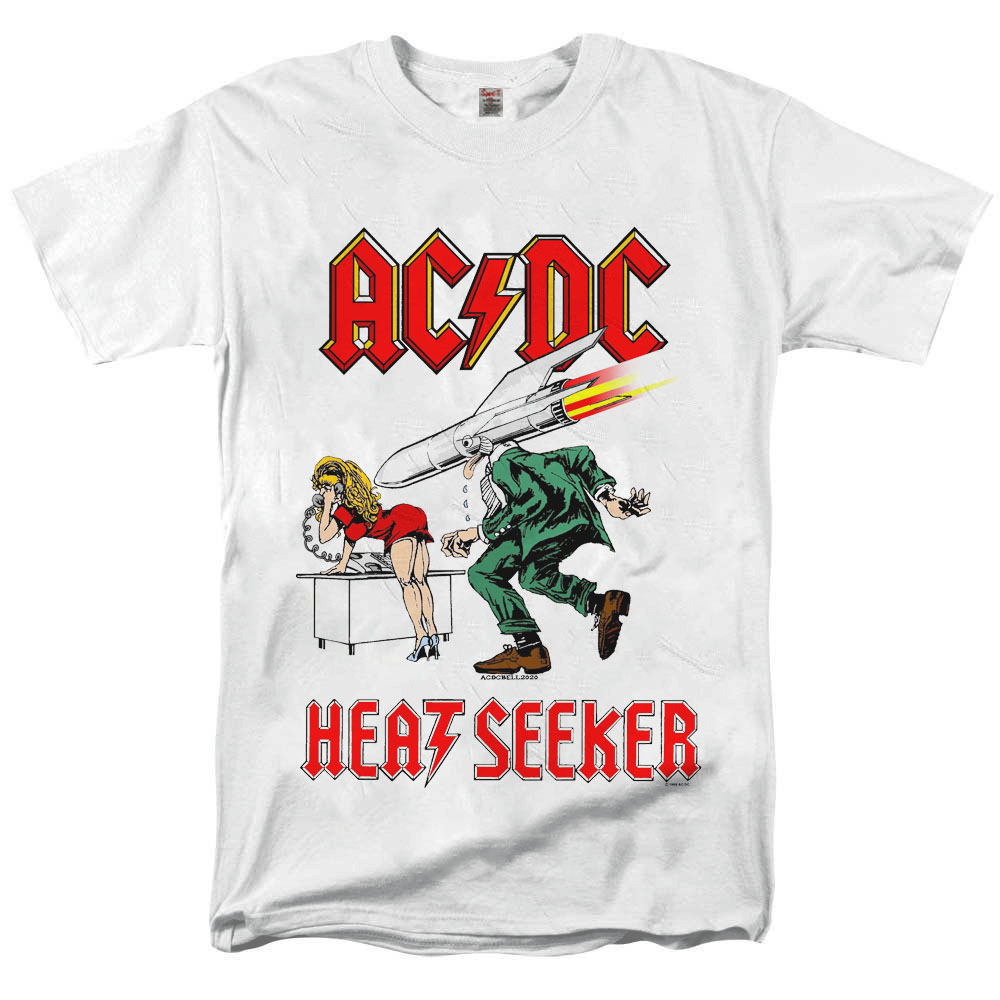 Kaos Band Acdc Heat Seeker Tees Music Merch Baju Band Rock Lazada Indonesia