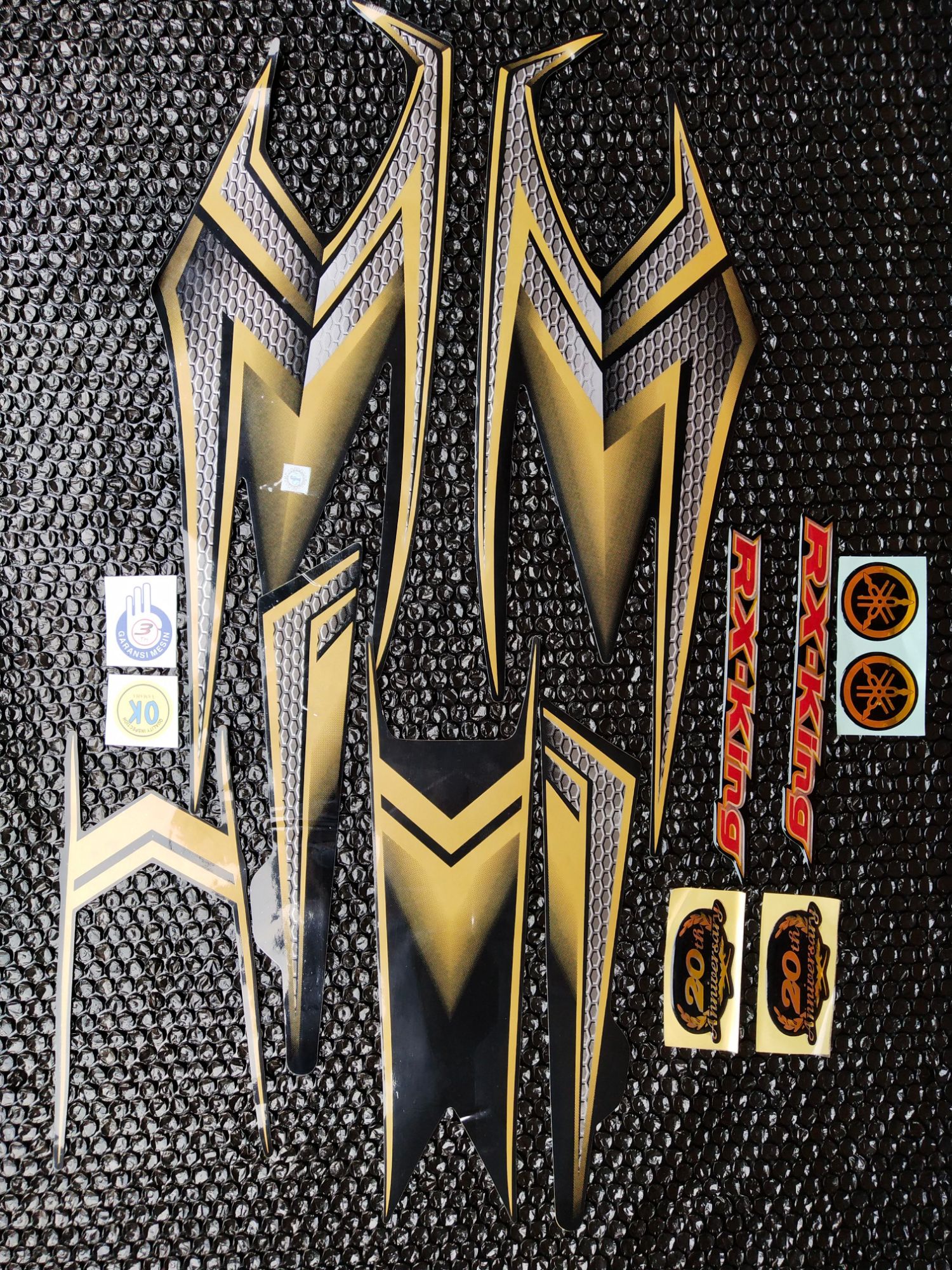 List Sticker Striping Rx King Se Gold Lengkap Lazada Indonesia