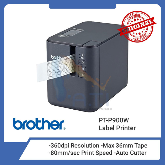 BROTHER Printer Label Maker PT P900W Label Printer Ptouch PT P900 W