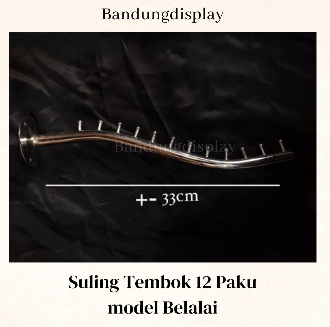 Hanger Suling Tembok / Gantungan Baju Suling Belalai Tembok 12 Titik ...