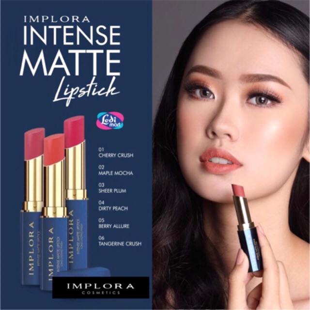 Implora Intense Matte Lipstick Long Lasting Original Bpom Bisa Cod Lazada Indonesia