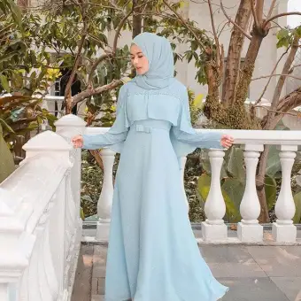 gaun long dress pesta