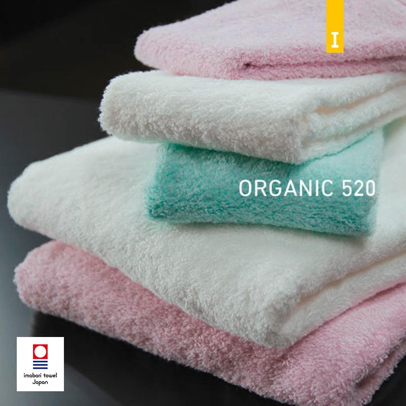 Nhật Bản Imabari Khăn Mặt Ikeuchi Organic 520 Mềm Mại Hữu Cơ (Organic) 100% Cotton Khăn Vuông Khăn Mặt Khăn Tắm