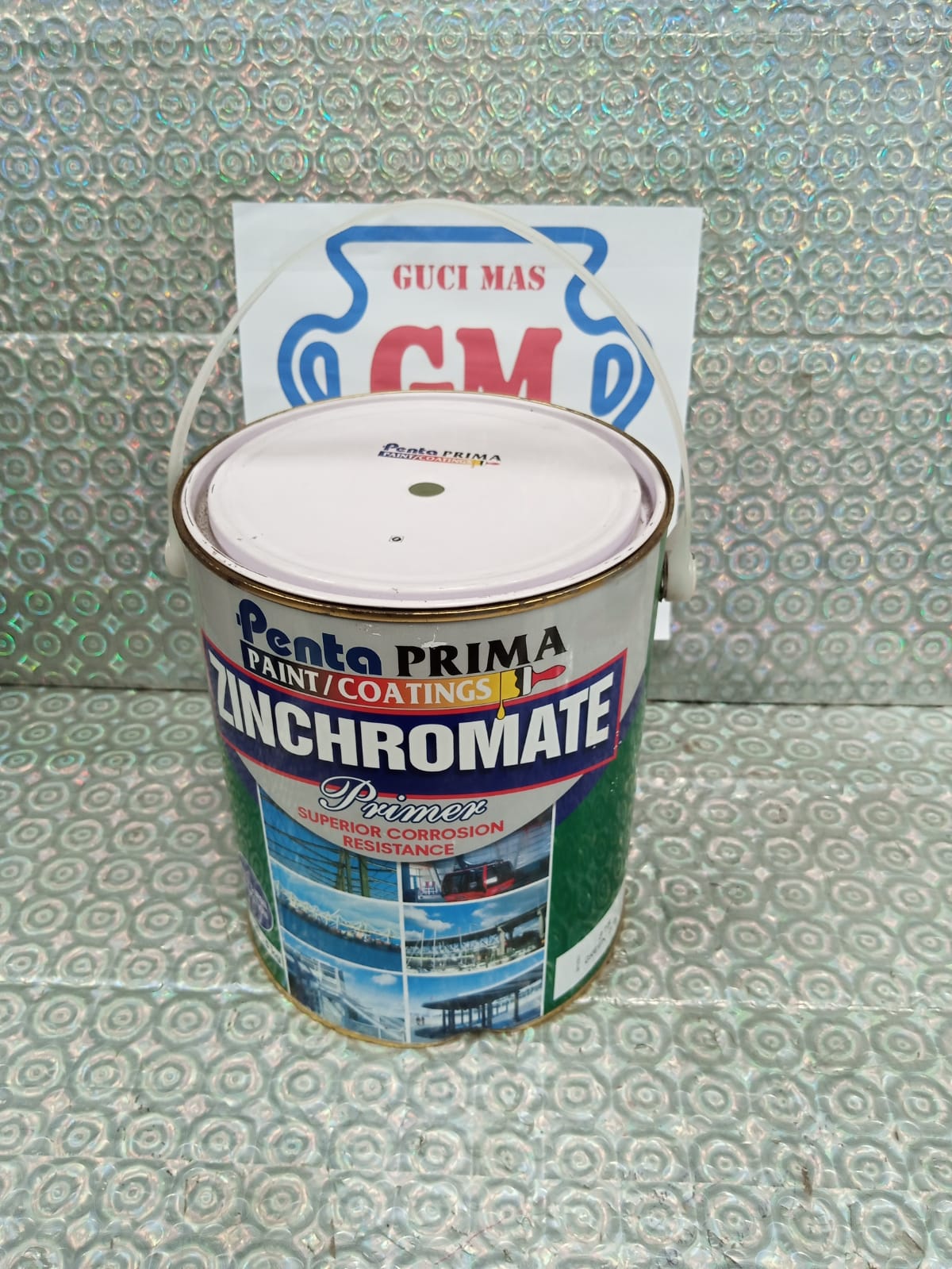 Cat Zincromate Galon 5kg PENTA Cat Zincromate Green 375 Cat dasar warna